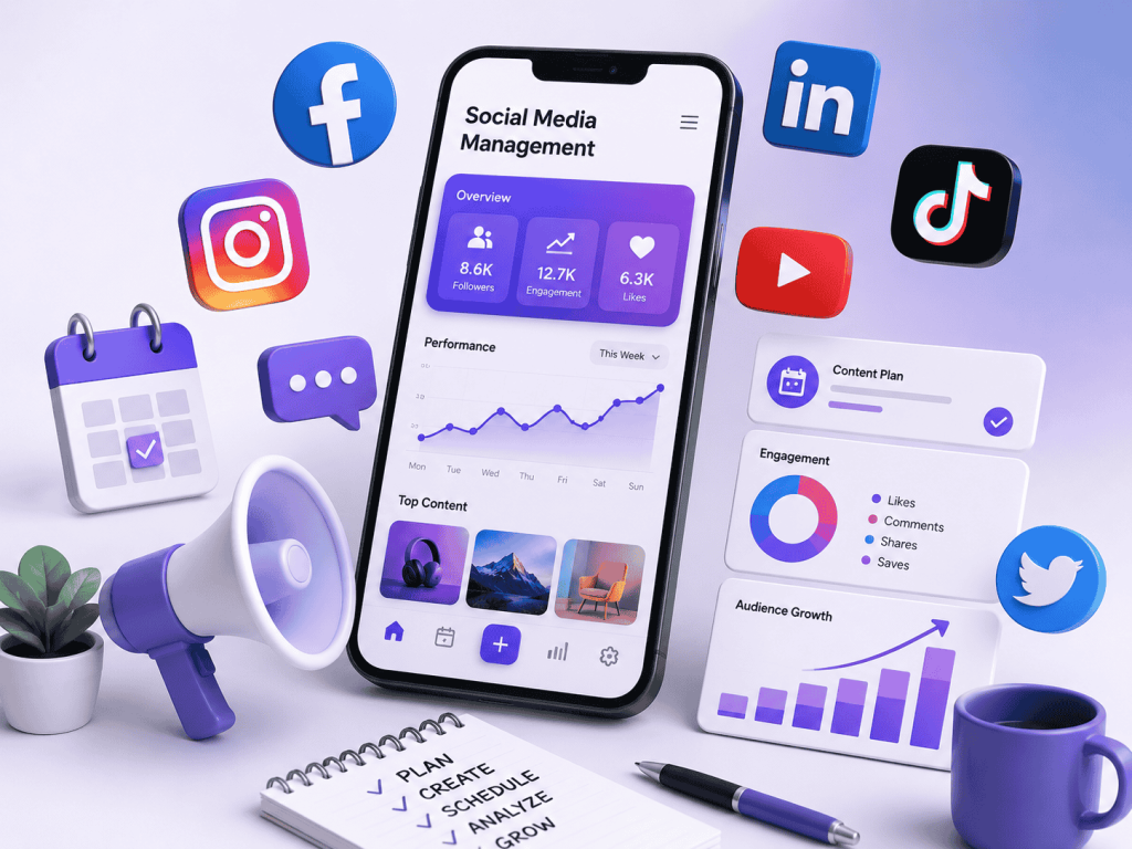 Professional Social Media Management Services in Hyderabad by FN Digital