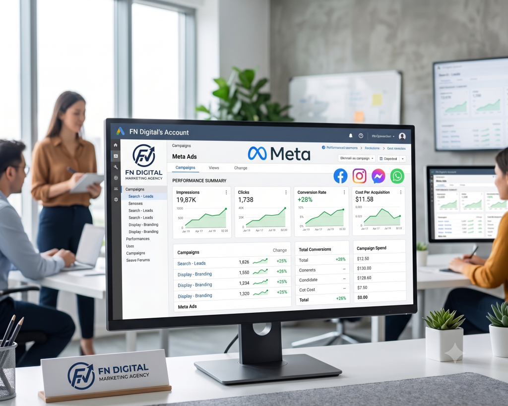 Meta Ads Campaign Management Dashboard by FN Digital